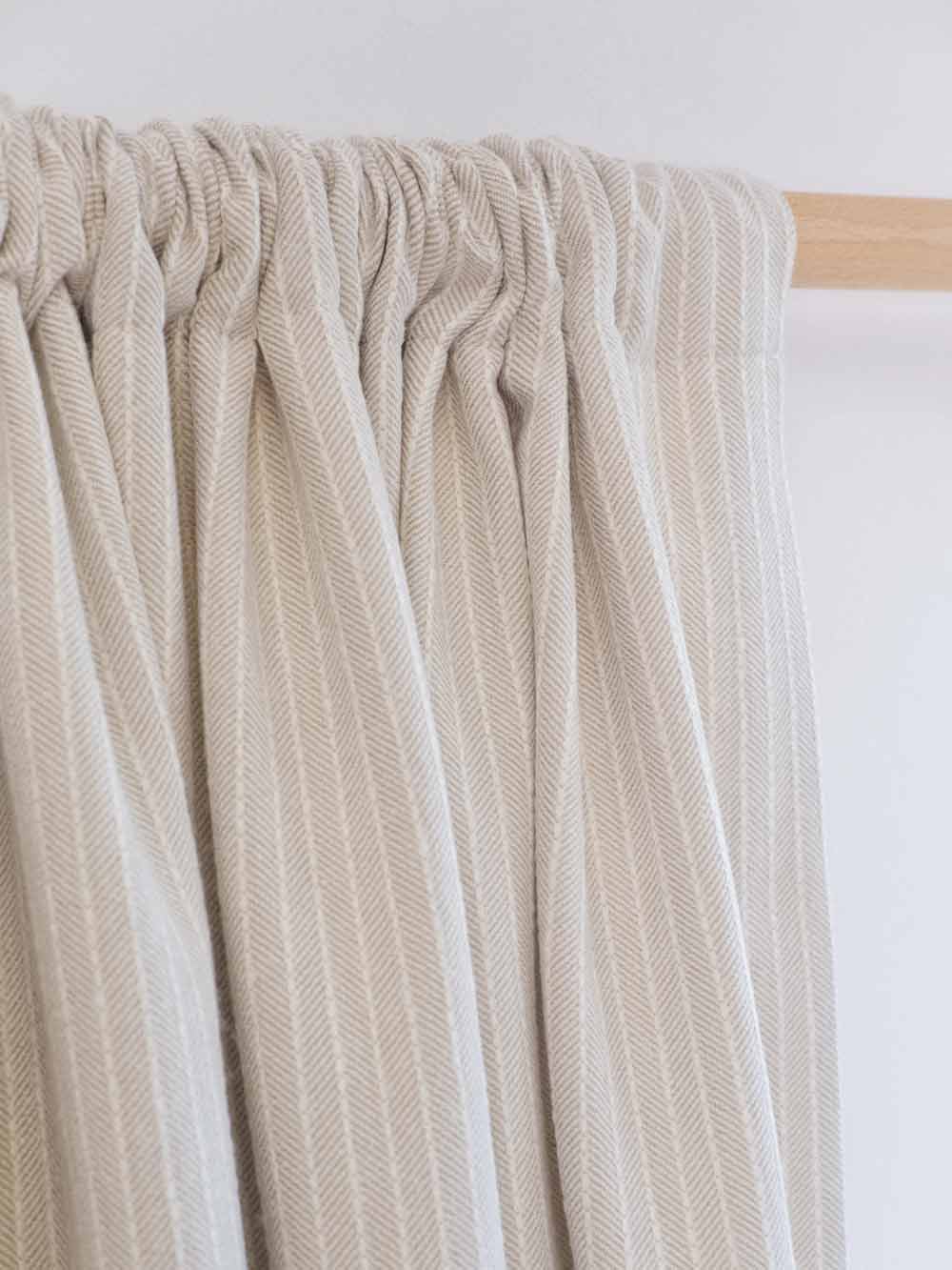 Pedro Herringbone Jacquard Blackout Curtains by Zara Curtains